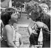 Sam with child
