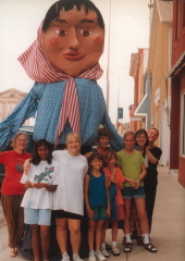 Puppet makers with their creation