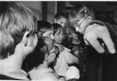 Monica coaches a group